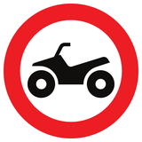 Quads verboden.