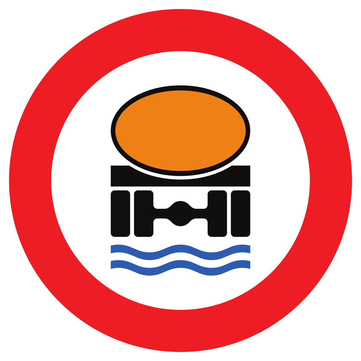 Voertuigen met waterverontreinigende stoffen verboden.