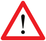 Waarschuwing voor een gevaar zonder specifiek verkeersbord.