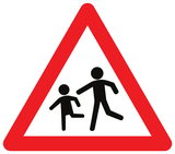 Waarschuwing voor kinderen.