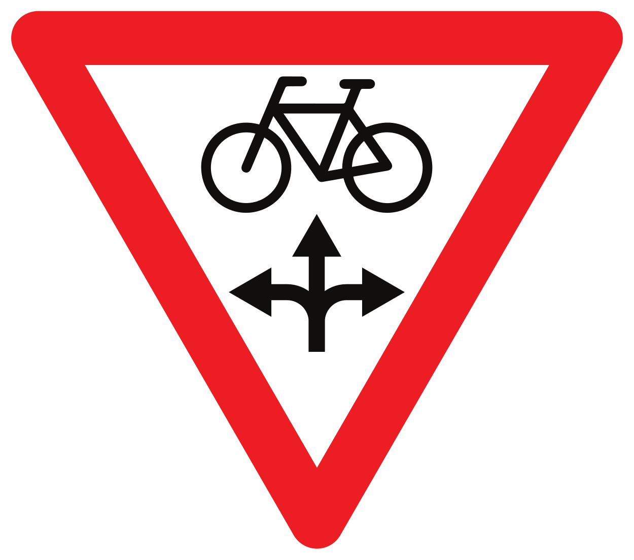 Fietsers en speedpedelecs mogen door rood of oranje rijden.