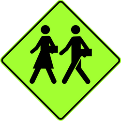 Warning for children.