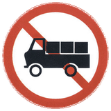 Camions interdits.
