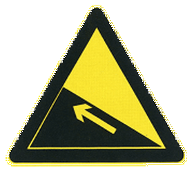 Attention à une montée raide.