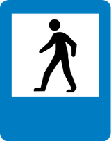 Oversteekplaats voor voetgangers.