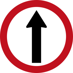 Driving straight ahead mandatory.