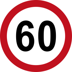 Start of a speed limit.