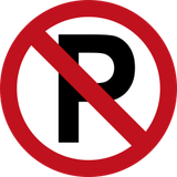 Parkeren verboden.