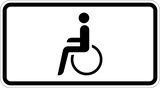 Voor personen met een handicap.