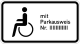 Voor houders van een gehandicaptenkaart.
