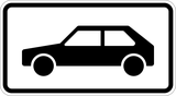 Voor auto's.