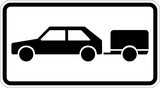 Voor auto's met aanhangwagen.