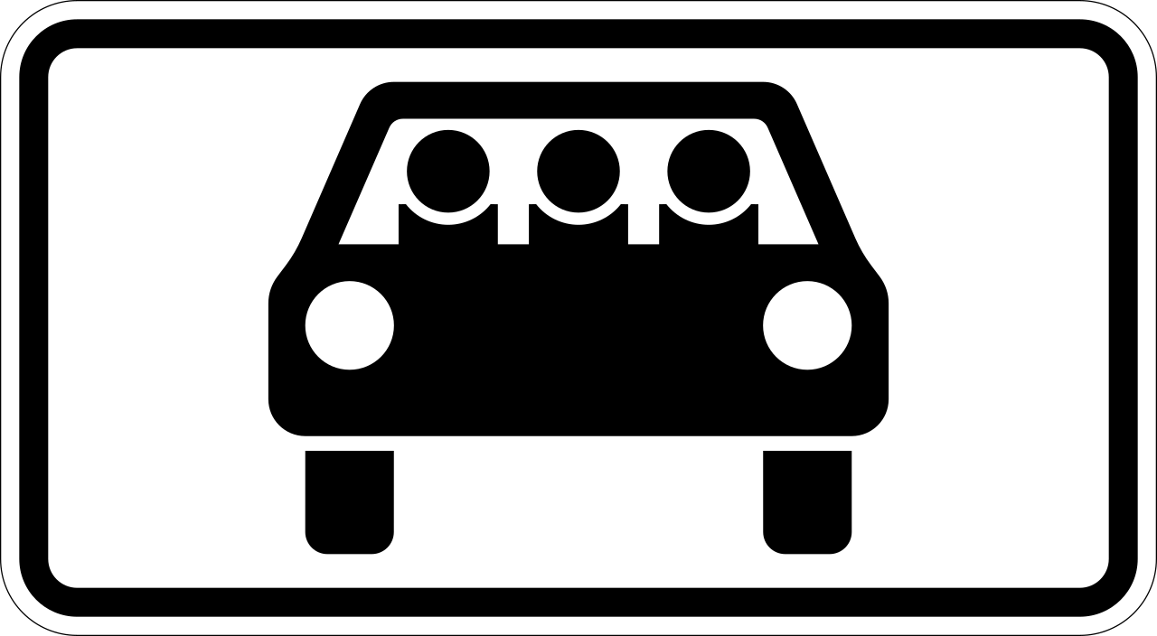 For carpooling.
