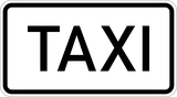 Voor taxi's.