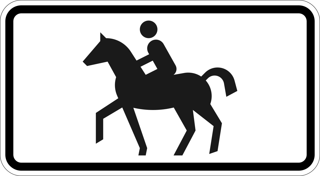 For equestrians.