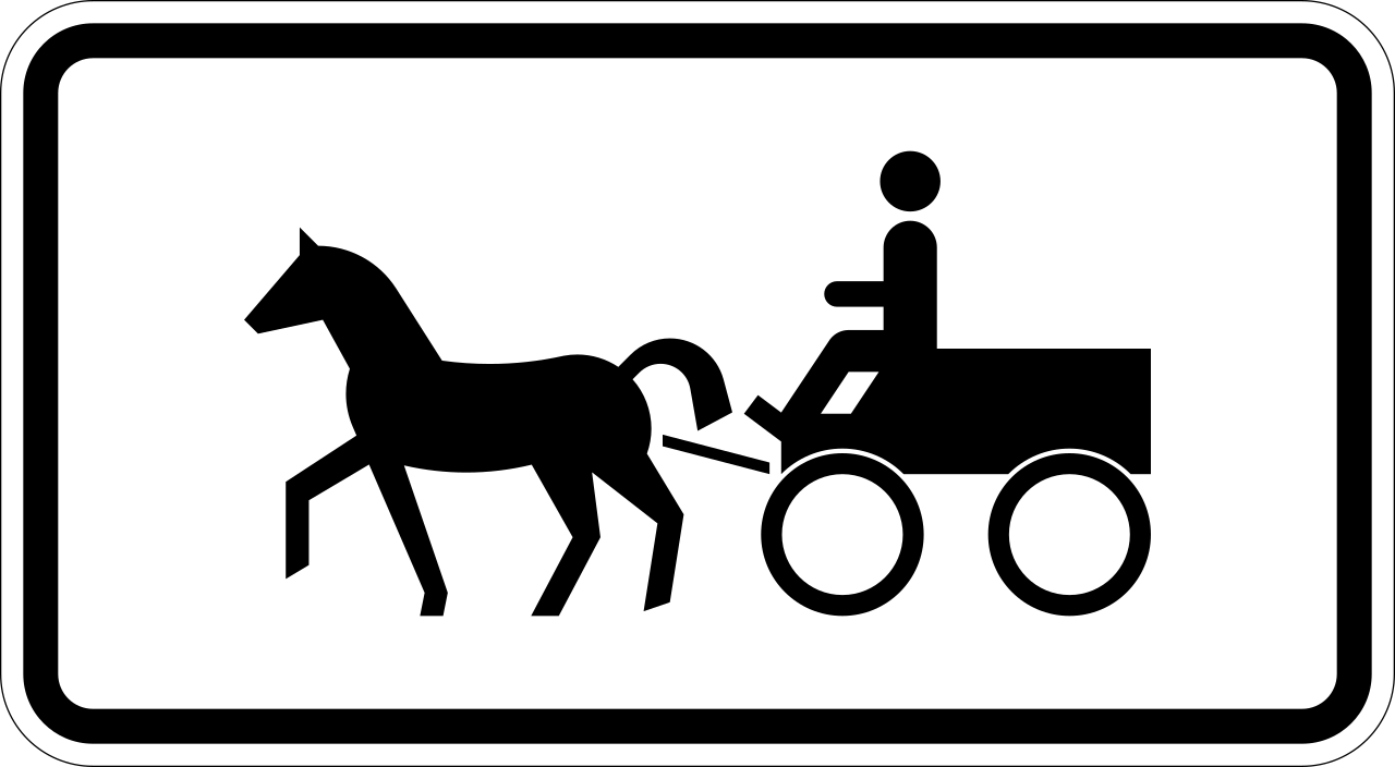 For horse-drawn vehicles.