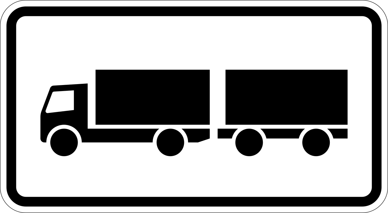 For trucks towing a trailer.