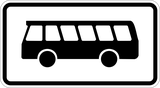 Voor bussen.