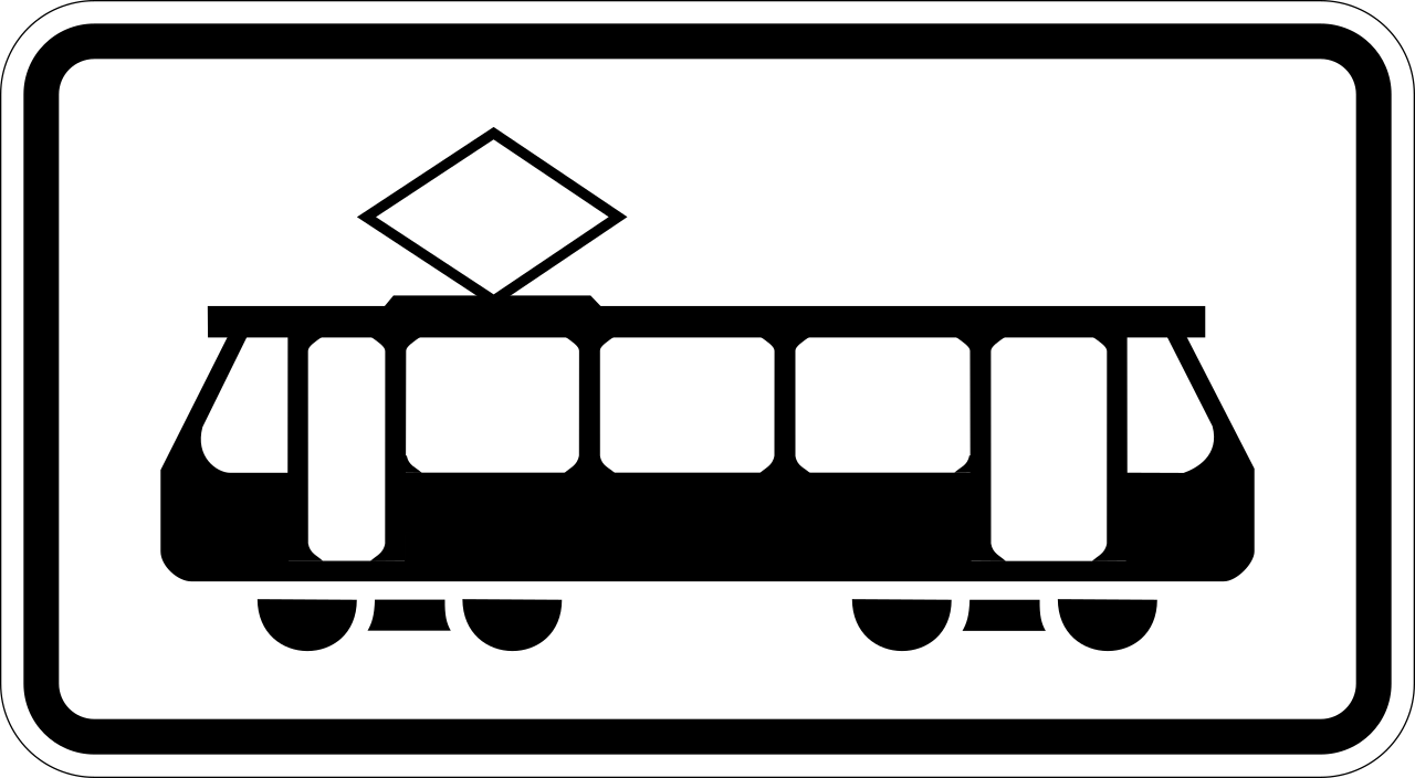 For trams.