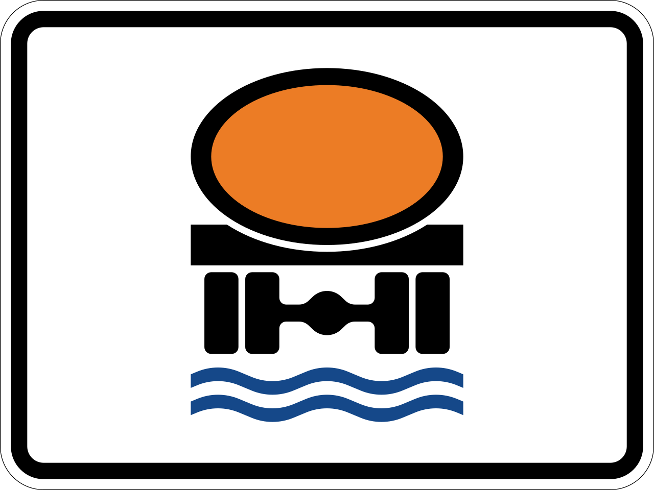 For vehicles carrying water-polluting substances.