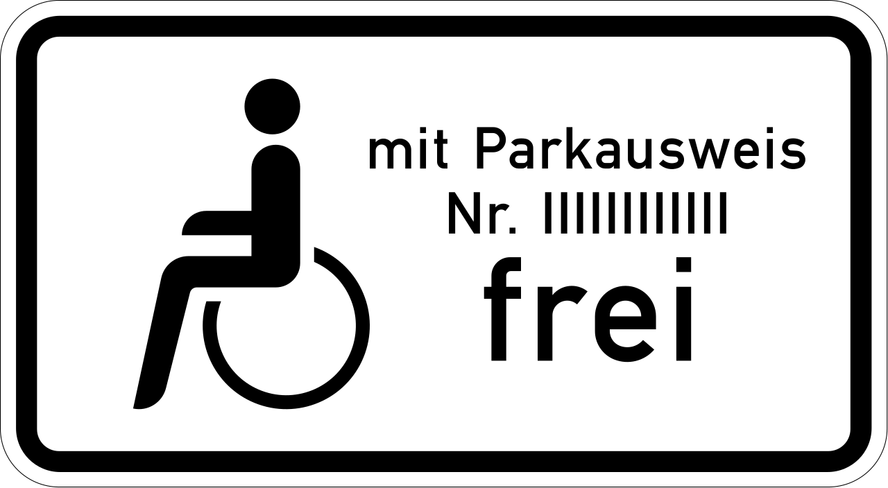 People with disabilities excepted.