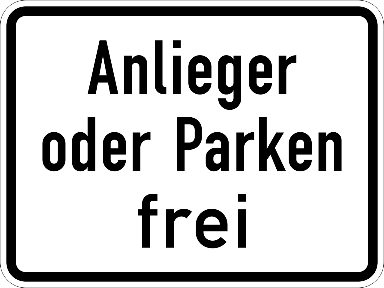 Parking allowed for residents and their visitors.