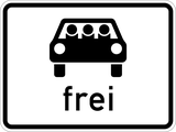 Carpoolers toegestaan.