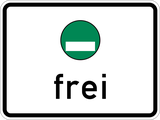 Groene milieusticker toegestaan.