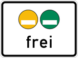 Groene of gele milieusticker toegestaan.