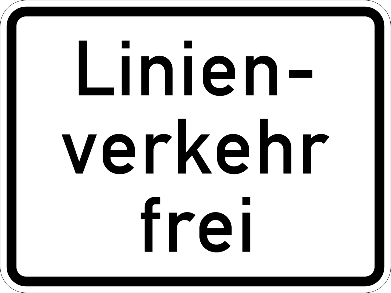Local buses allowed.