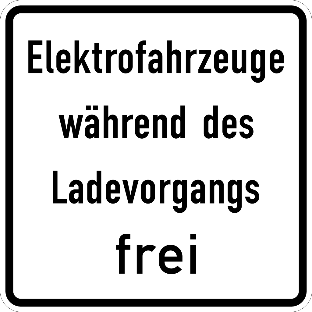 Electric vehicles allowed while charging.
