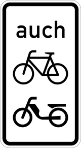 Geldt ook voor fietsers en bromfietsen.