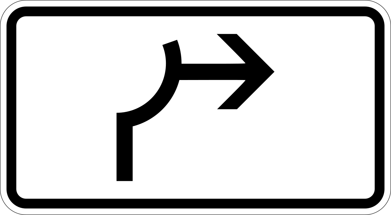 Roundabout exit right.