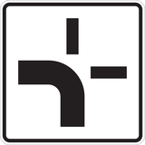 Vorm van het kruispunt.
