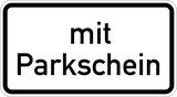 Parkeerschijf verplicht.