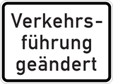 Verkeersregeling gewijzigd.
