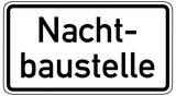 Nachtelijke wegwerkzaamheden.