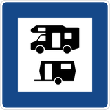 Camper- en caravanterrein.