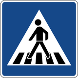 Oversteekplaats voor voetgangers.