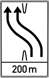 Tijdelijke verschuiving van de middenberm.