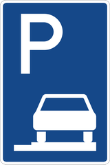 Parkeren alleen toegestaan op berm of trottoir.