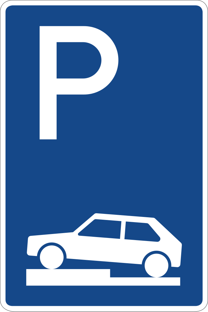 Parking only allowed partially on the verge or pavement.