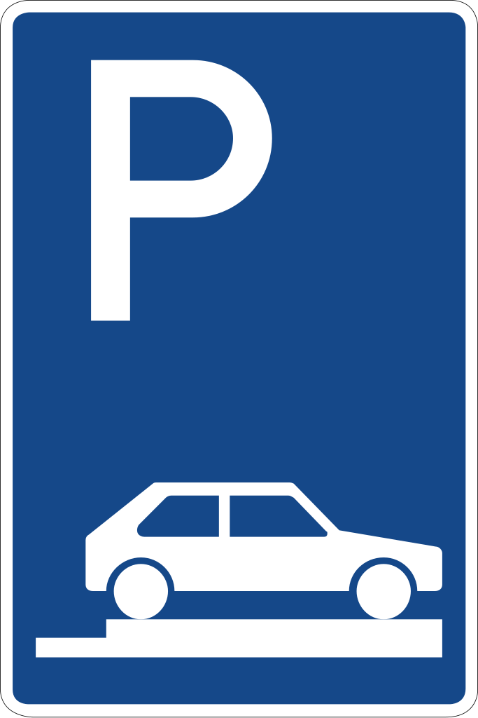Parking only allowed on the verge or pavement.
