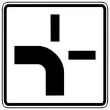 Vorm van het kruispunt.