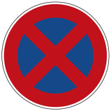 Stilstaan en parkeren verboden.