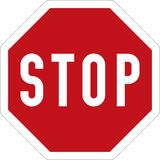 Stoppen en voorrang verlenen.