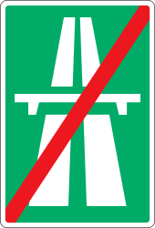 Ende der Autobahn.
