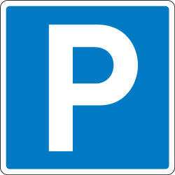 Parken erlaubt.