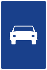 自動車専用道路開始。