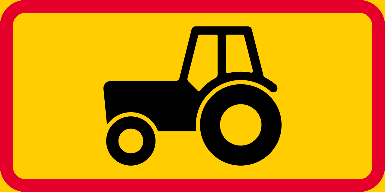 For tractors.